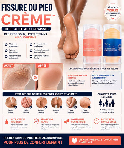 Crème pour le pieds