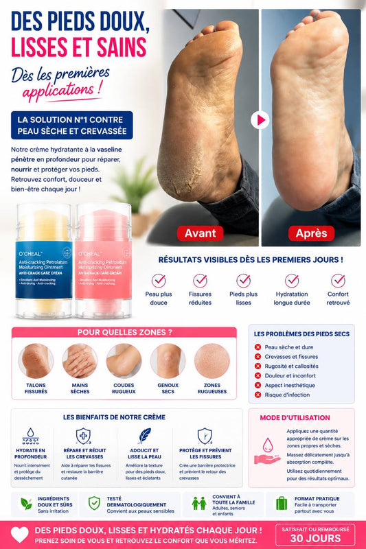 Crème pour le pieds